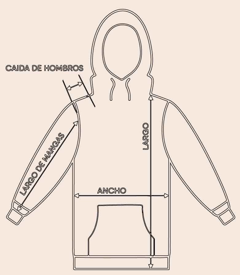 Guía de medidas buzo Miopelina